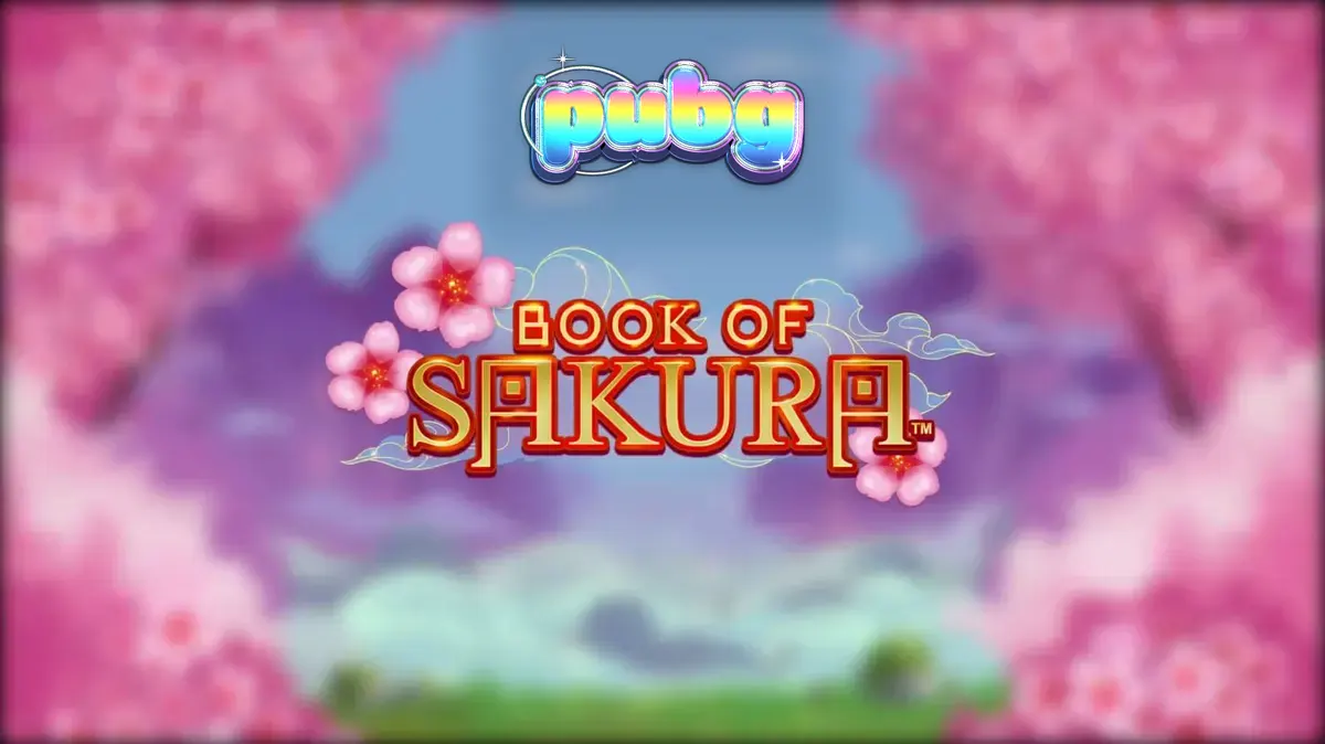 Tampilan visual slot Book of Sakura dengan latar belakang bunga sakura